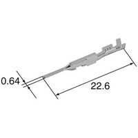 8230-5379 - MALE TERMINAL, TIN, 0.22 - 0.50mm