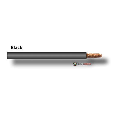 AS165030: 65/0.30 AUTO CABLE 6mm - BLACK - 10 METRES