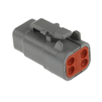 DTM06-4S - DEUTSCH PLUG CONNECTOR - 4 WAY