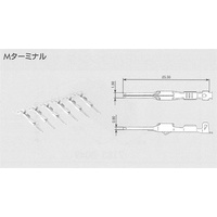 7114-4101-02 - YAZAKI MALE TERMINAL, TIN, 0.85 - 1.25mm