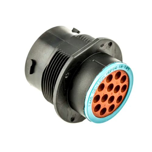 HDP24-18-14PE - DEUTSCH MALE CABLE MOUNT HOUSING - 14 CONTACTS