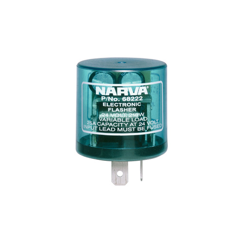 Indicator/Flasher - 68222 Suitable for indicator and hazard warning systems. Non load sensitive type. Maximum load: 10 x 21 watt globes.24 VOLT 2 PIN